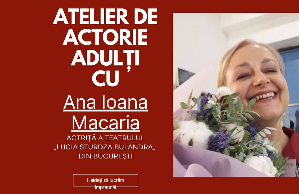 Atelier de teatru adulti