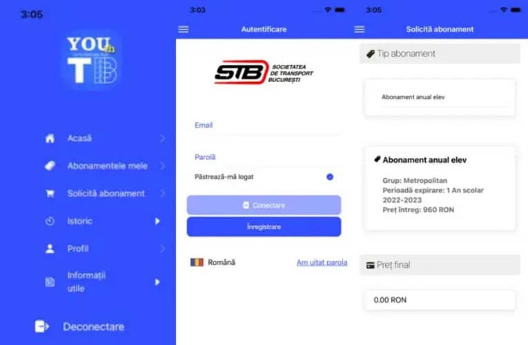 Abonamente fără carnet de elev și card pentru elevi