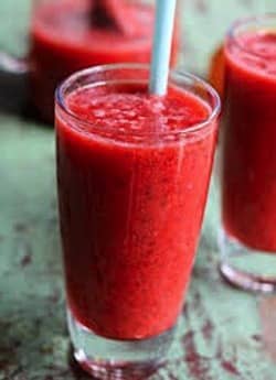 Limonadă de căpșuni și semințe de chia