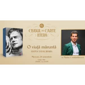 Clubul de carte Litera cu jurnalistul cultural Marius Constantinescu