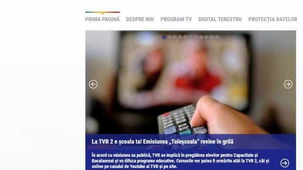 Teleșcoală, la TVR, pentru elevii care stau acasă