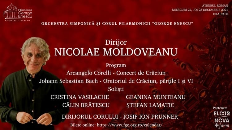 Concert extraordinar de Crăciun, la Filarmonica „George Enescu”