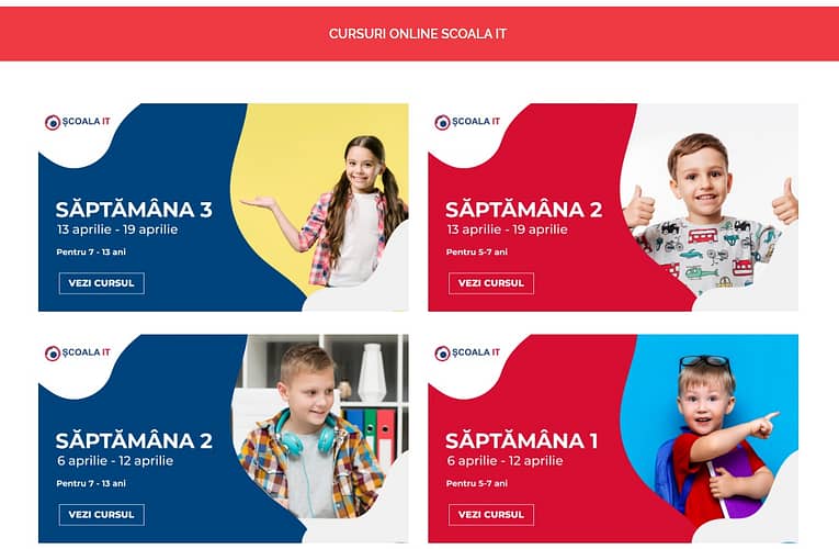 Cursuri gratuite de robotică pentru copii