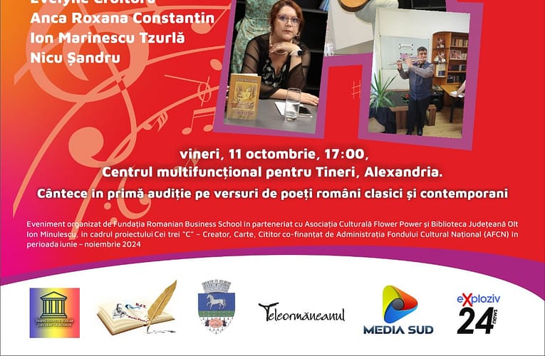 Bucuria poeziei și muzicii adusă la Alexandria