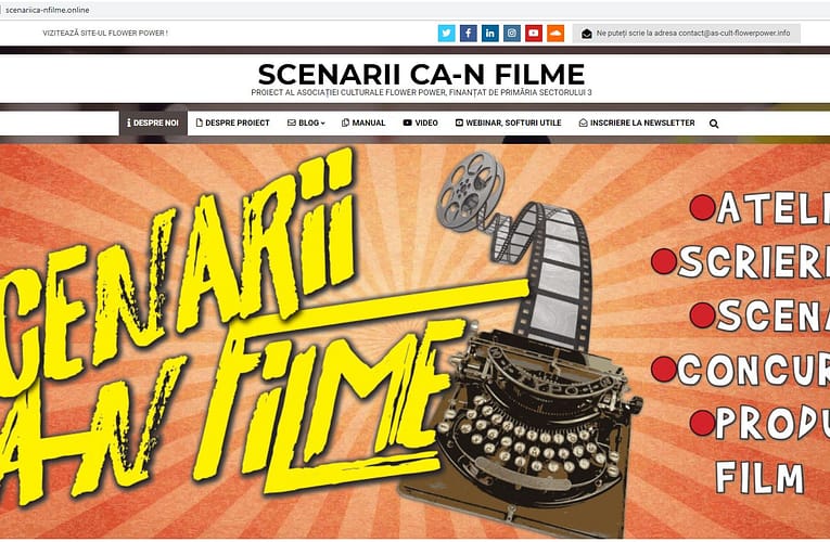 A apărut website-ul ”Scenarii ca-n filme”
