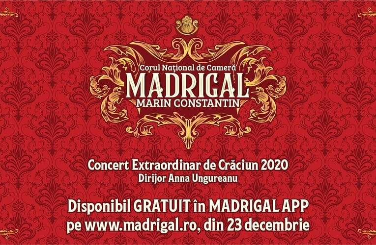 Concertul Extraordinar de Crăciun 2020 al Corului Madrigal ONLINE